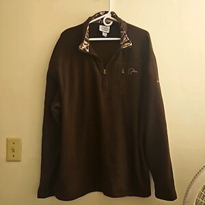 2X Ducks‎ Unlimited Dark Brown Pullover With Pockets